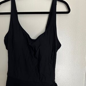Elegant Black Never Worn  One-Piece Swimsuit